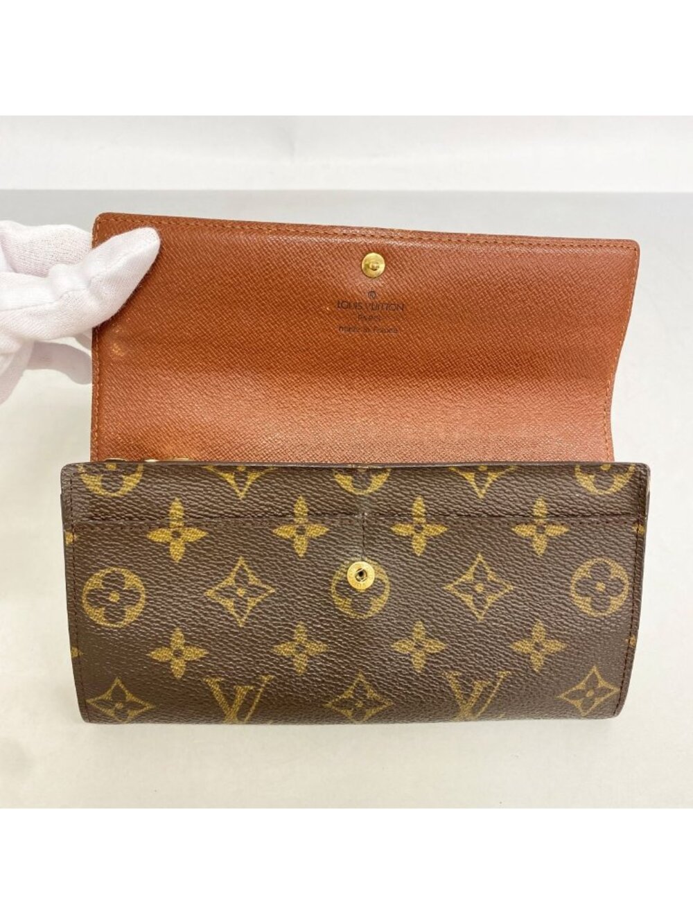 Louis Vuitton Wallet Monogram Pochette Porte-Monnaie Cles Brown - Picture 9 of 10